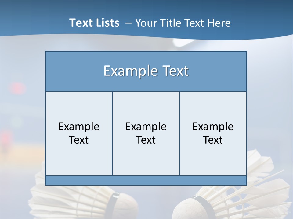A Couple Of White Bats Sitting On Top Of A Blue Floor PowerPoint Template