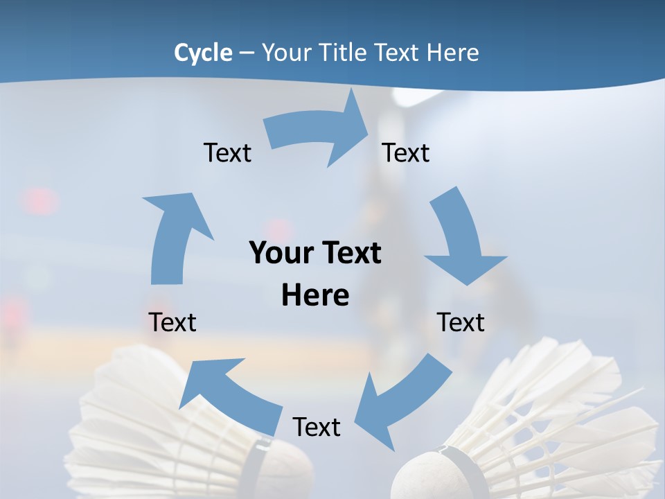 A Couple Of White Bats Sitting On Top Of A Blue Floor PowerPoint Template