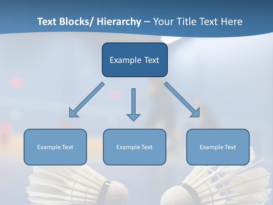 A Couple Of White Bats Sitting On Top Of A Blue Floor PowerPoint Template