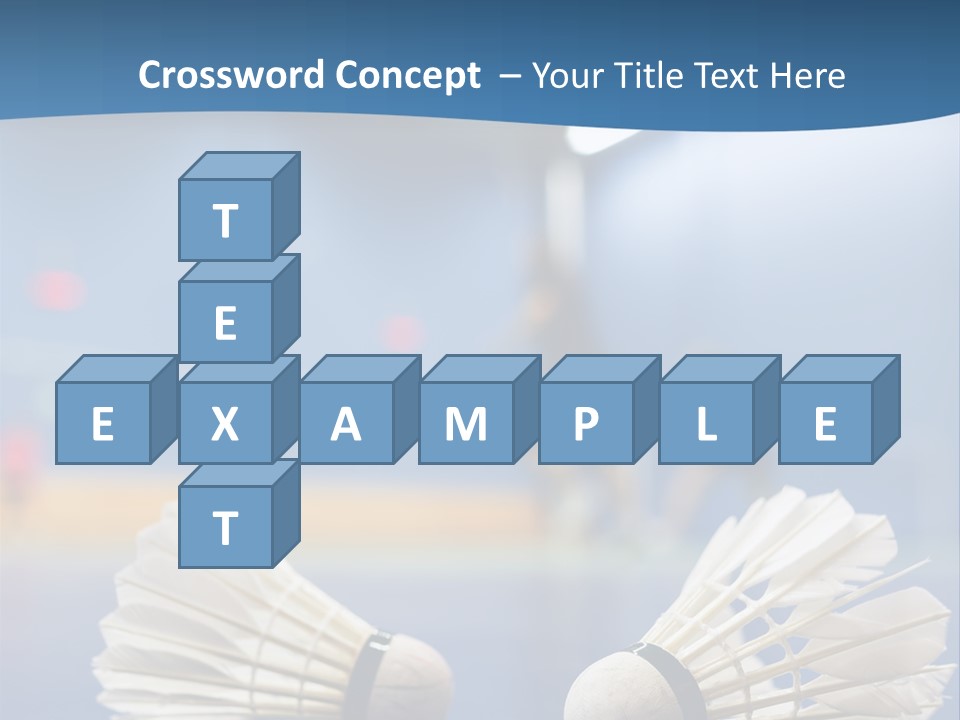 A Couple Of White Bats Sitting On Top Of A Blue Floor PowerPoint Template