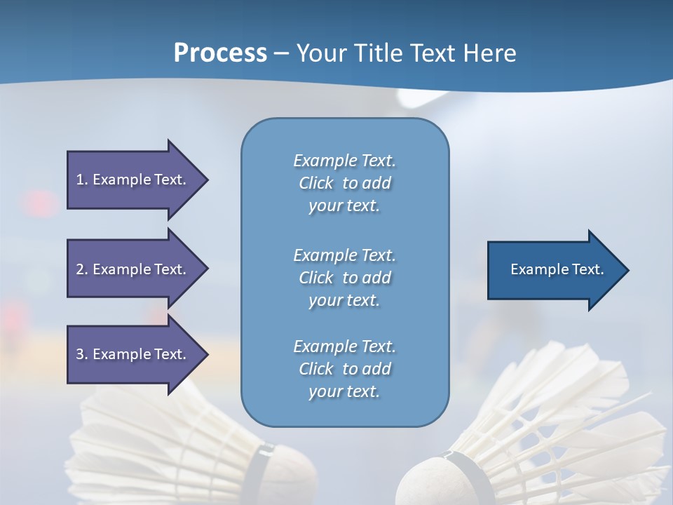 A Couple Of White Bats Sitting On Top Of A Blue Floor PowerPoint Template