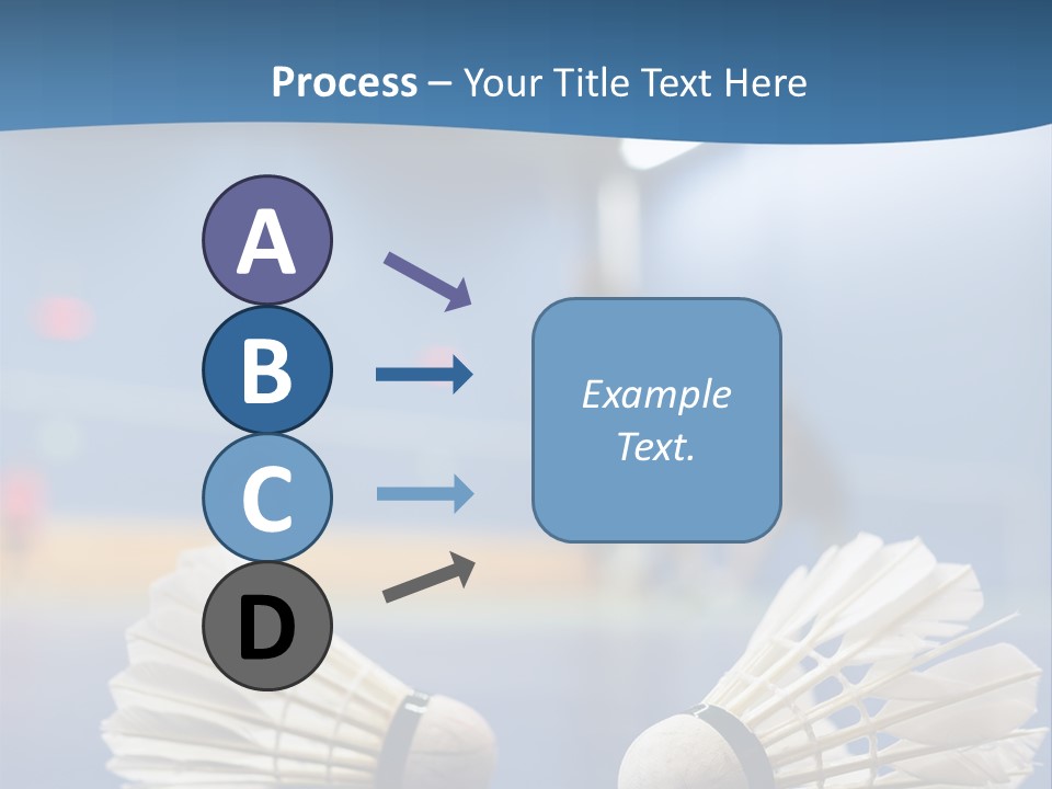 A Couple Of White Bats Sitting On Top Of A Blue Floor PowerPoint Template