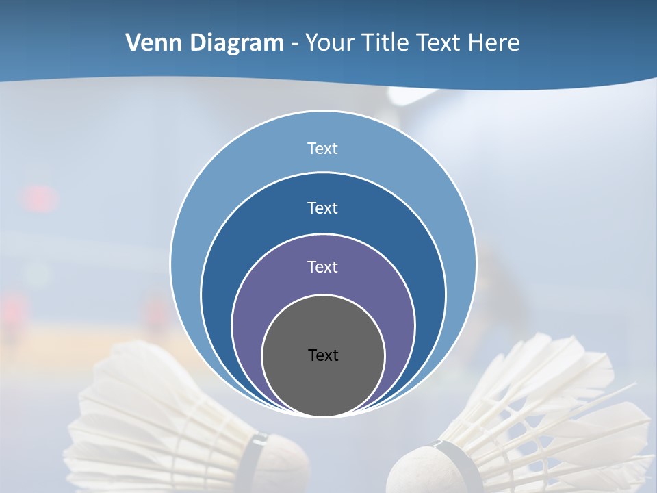 A Couple Of White Bats Sitting On Top Of A Blue Floor PowerPoint Template