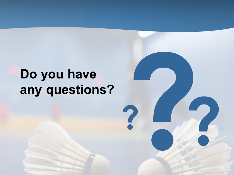 A Couple Of White Bats Sitting On Top Of A Blue Floor PowerPoint Template