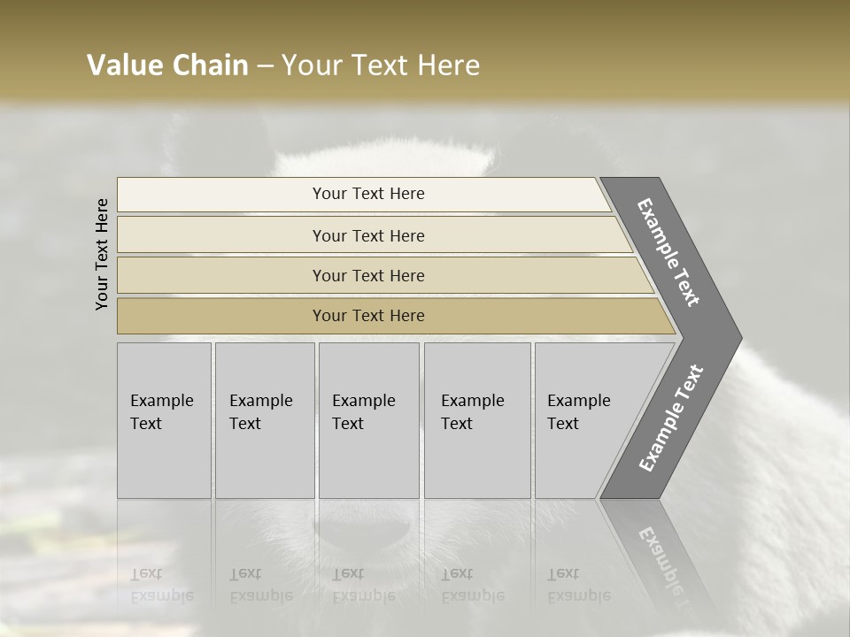 A Panda Bear Standing Next To Another Panda Bear PowerPoint Template