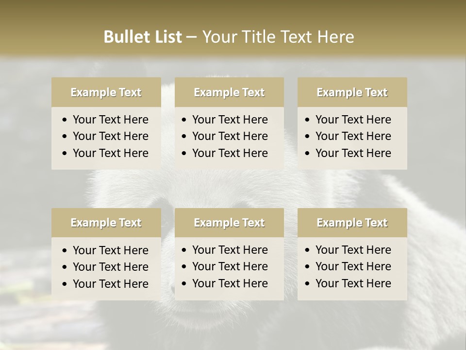 A Panda Bear Standing Next To Another Panda Bear PowerPoint Template
