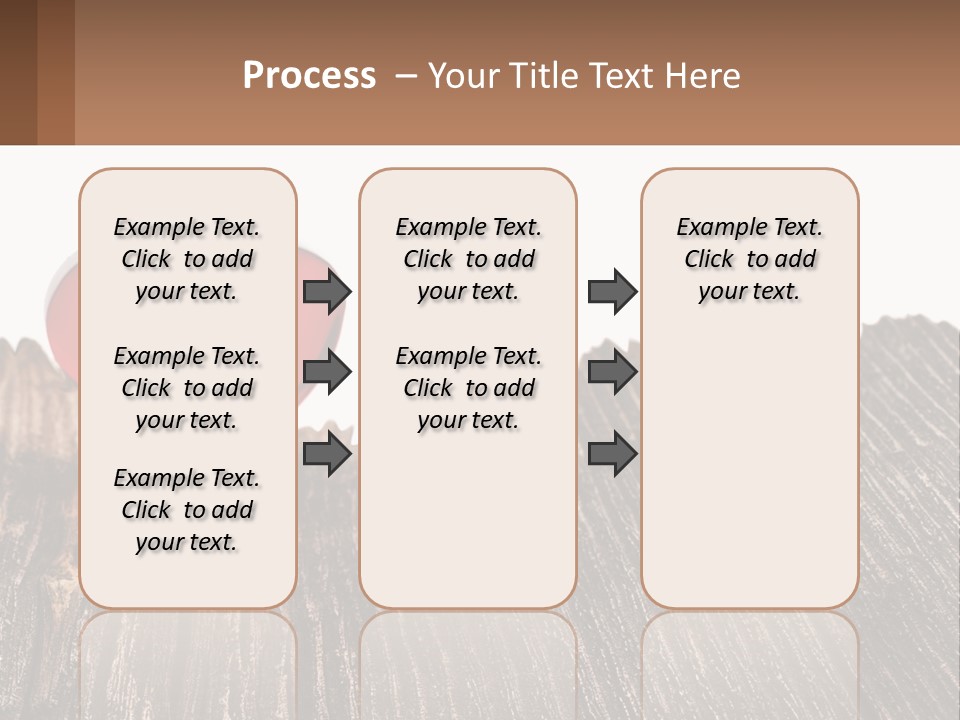A Red Heart Sitting On Top Of A Wooden Table PowerPoint Template