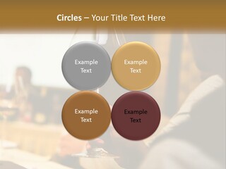 A Person Holding A Glass Of Wine In Their Hand PowerPoint Template