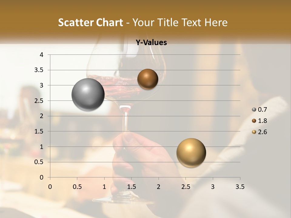 A Person Holding A Glass Of Wine In Their Hand PowerPoint Template