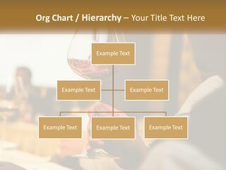 A Person Holding A Glass Of Wine In Their Hand PowerPoint Template