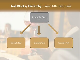 A Person Holding A Glass Of Wine In Their Hand PowerPoint Template