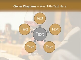 A Person Holding A Glass Of Wine In Their Hand PowerPoint Template