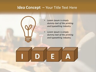 A Person Holding A Glass Of Wine In Their Hand PowerPoint Template