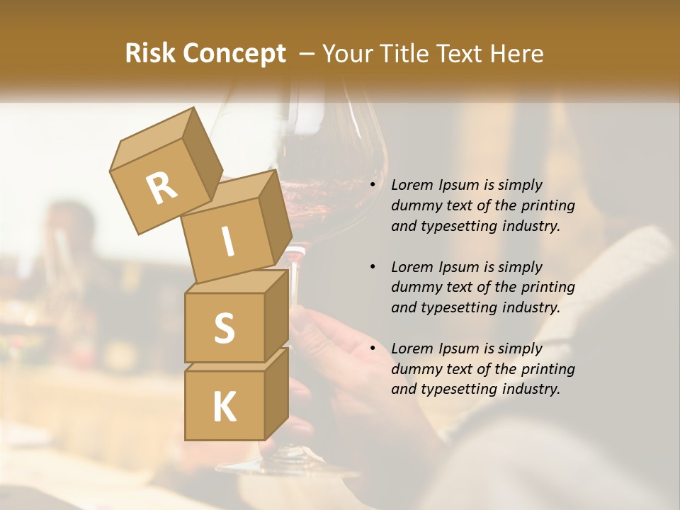 A Person Holding A Glass Of Wine In Their Hand PowerPoint Template