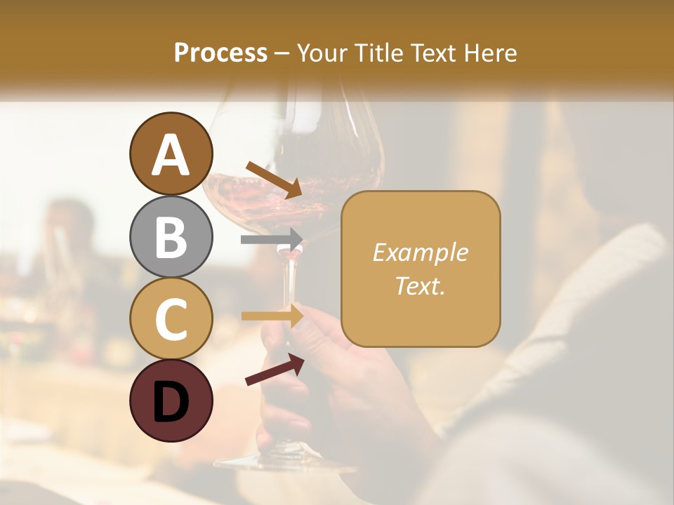 A Person Holding A Glass Of Wine In Their Hand PowerPoint Template