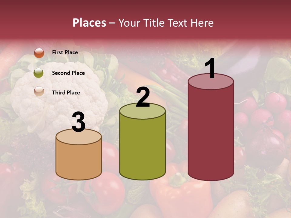 A Large Pile Of Vegetables With A Name Of Presentation PowerPoint Template