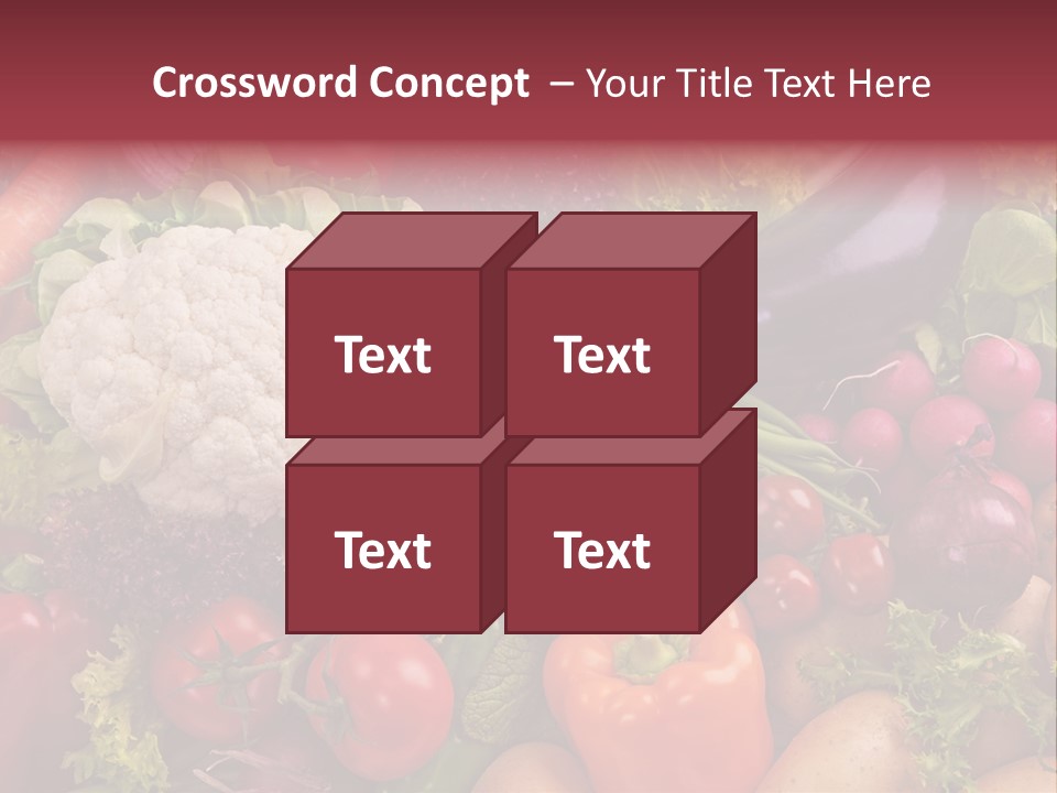 A Large Pile Of Vegetables With A Name Of Presentation PowerPoint Template