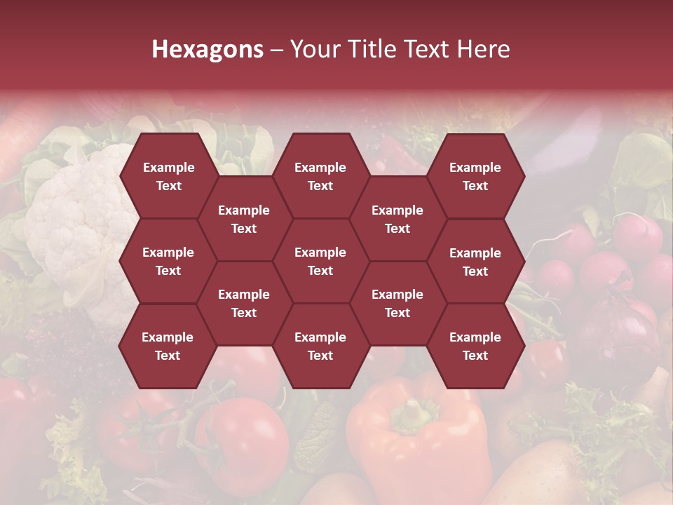 A Large Pile Of Vegetables With A Name Of Presentation PowerPoint Template