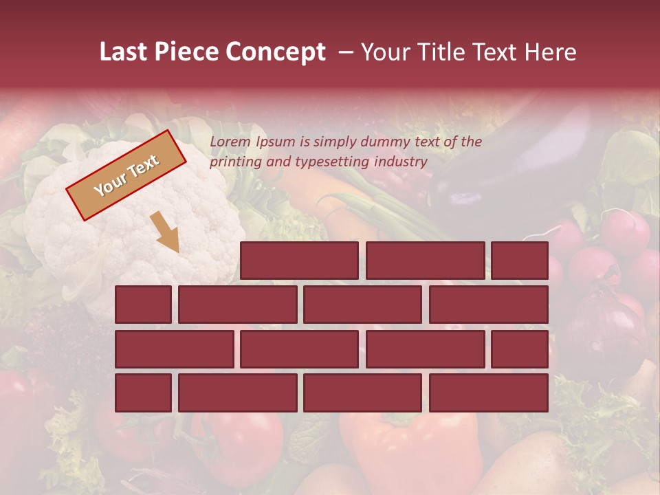 A Large Pile Of Vegetables With A Name Of Presentation PowerPoint Template