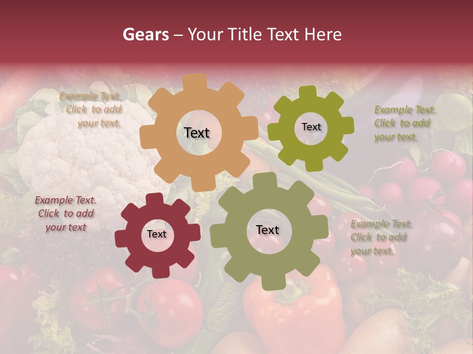 A Large Pile Of Vegetables With A Name Of Presentation PowerPoint Template