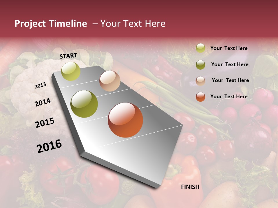 A Large Pile Of Vegetables With A Name Of Presentation PowerPoint Template