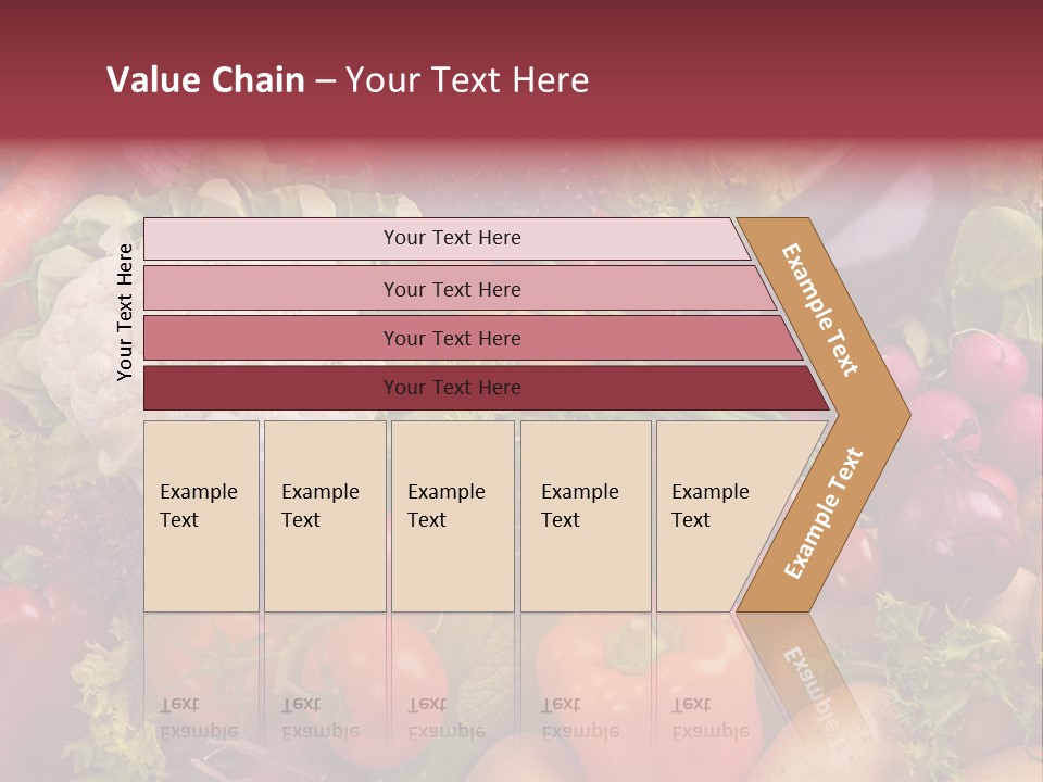 A Large Pile Of Vegetables With A Name Of Presentation PowerPoint Template