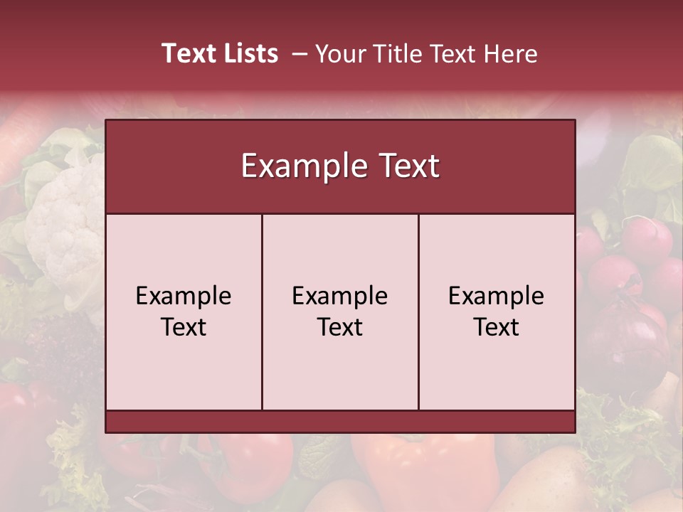 A Large Pile Of Vegetables With A Name Of Presentation PowerPoint Template