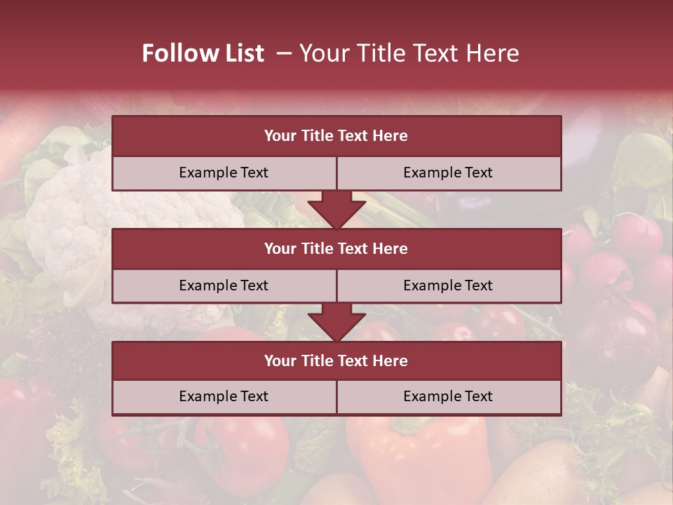 A Large Pile Of Vegetables With A Name Of Presentation PowerPoint Template
