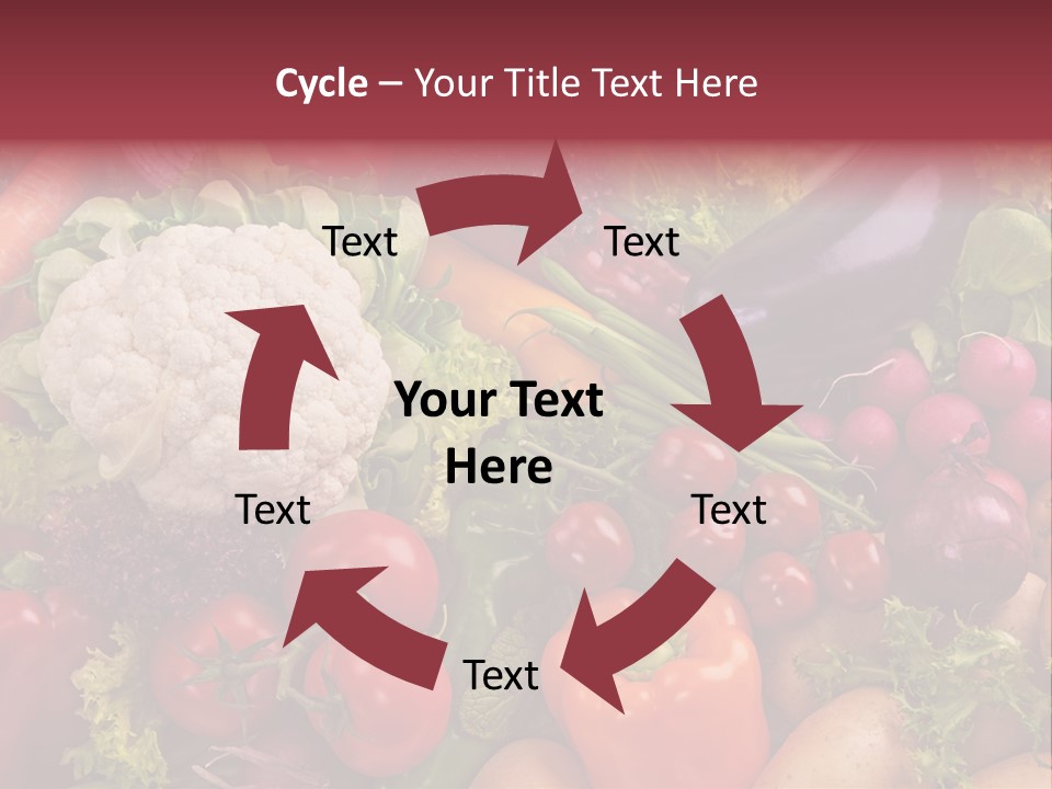 A Large Pile Of Vegetables With A Name Of Presentation PowerPoint Template