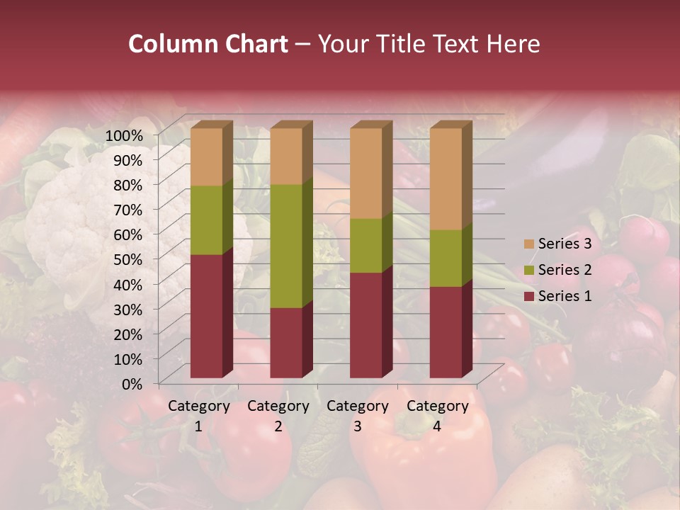 A Large Pile Of Vegetables With A Name Of Presentation PowerPoint Template