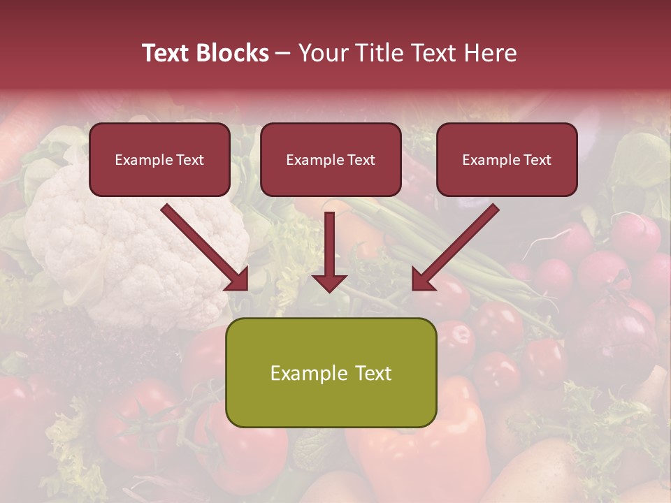 A Large Pile Of Vegetables With A Name Of Presentation PowerPoint Template