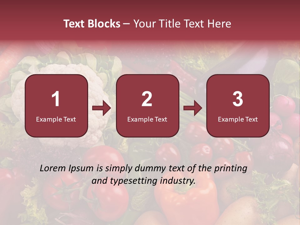 A Large Pile Of Vegetables With A Name Of Presentation PowerPoint Template