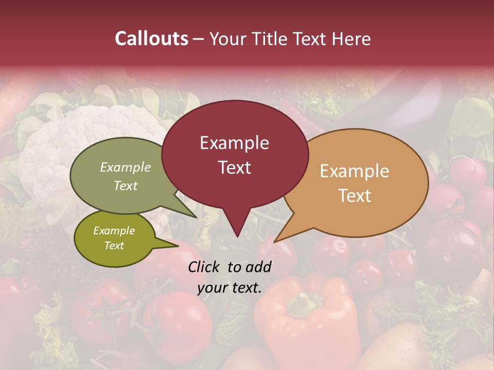 A Large Pile Of Vegetables With A Name Of Presentation PowerPoint Template