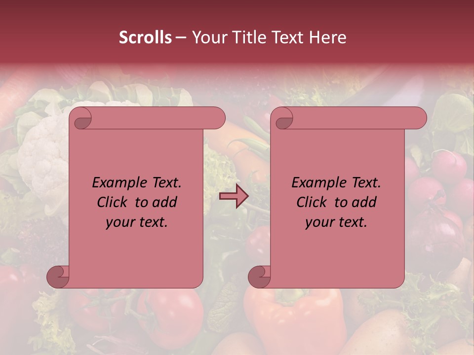 A Large Pile Of Vegetables With A Name Of Presentation PowerPoint Template