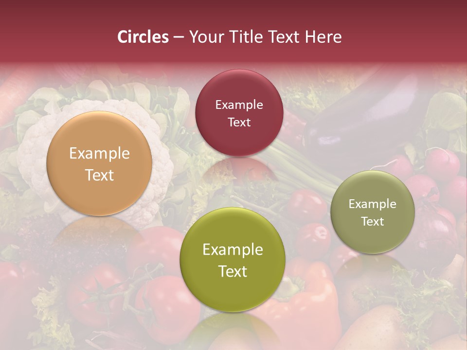 A Large Pile Of Vegetables With A Name Of Presentation PowerPoint Template