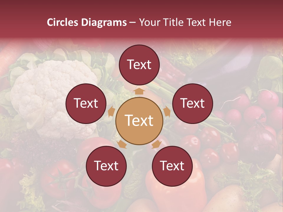 A Large Pile Of Vegetables With A Name Of Presentation PowerPoint Template