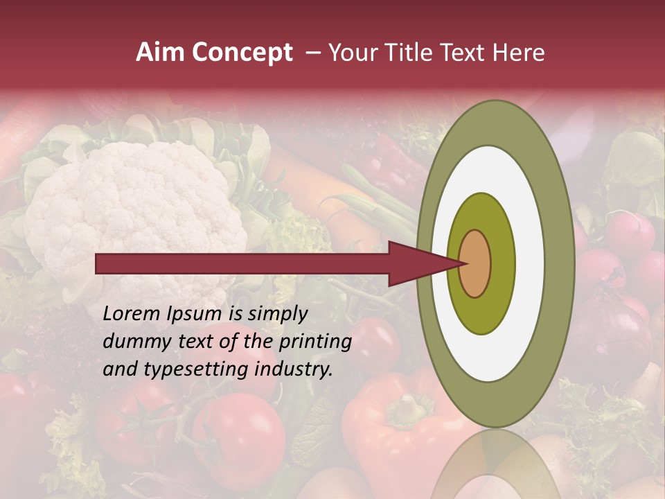 A Large Pile Of Vegetables With A Name Of Presentation PowerPoint Template