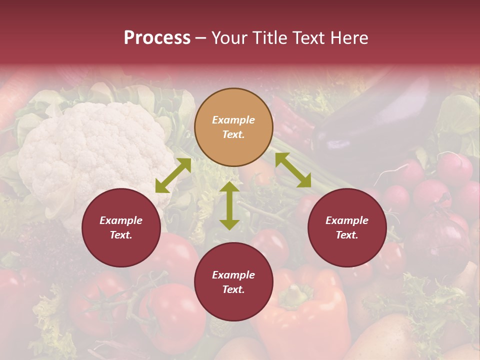 A Large Pile Of Vegetables With A Name Of Presentation PowerPoint Template