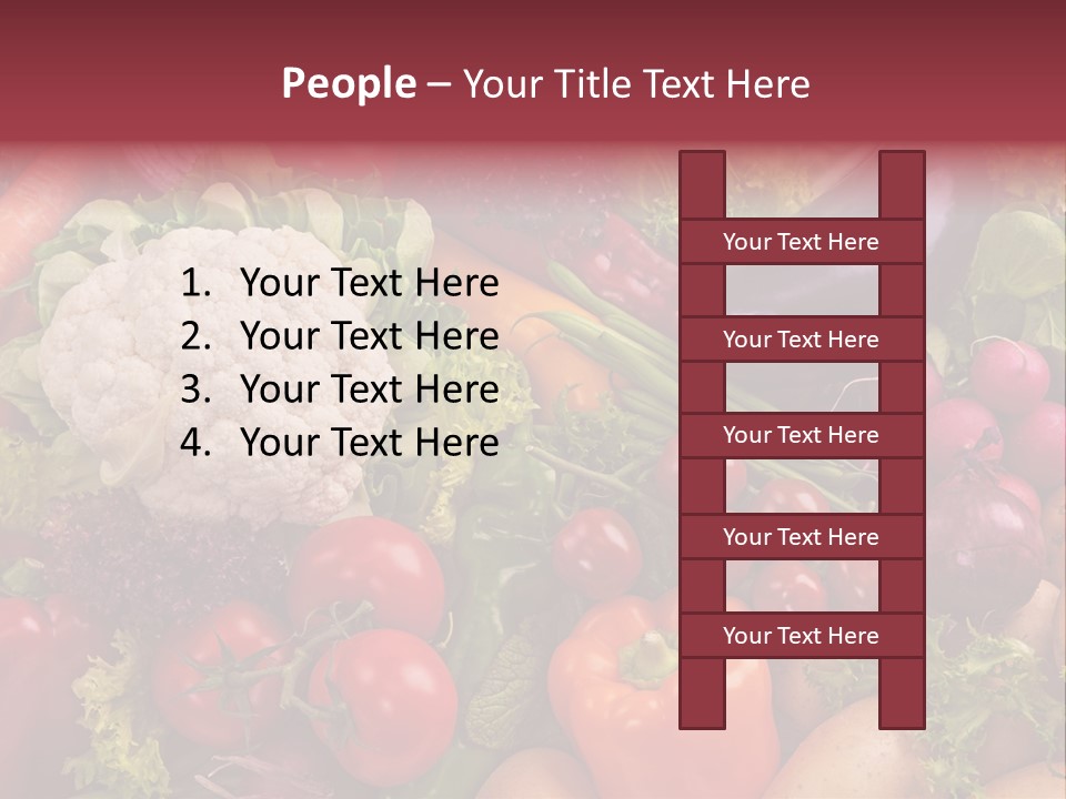 A Large Pile Of Vegetables With A Name Of Presentation PowerPoint Template