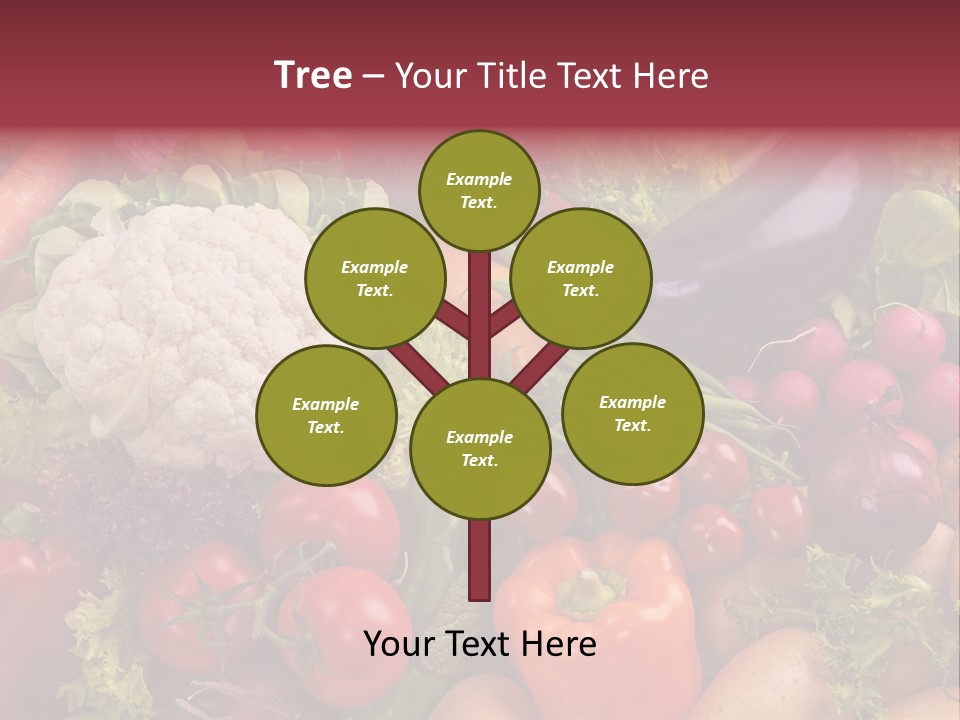 A Large Pile Of Vegetables With A Name Of Presentation PowerPoint Template