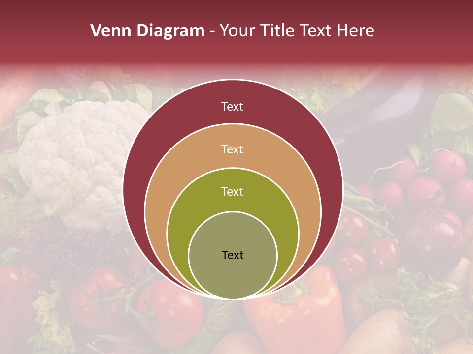 A Large Pile Of Vegetables With A Name Of Presentation PowerPoint Template