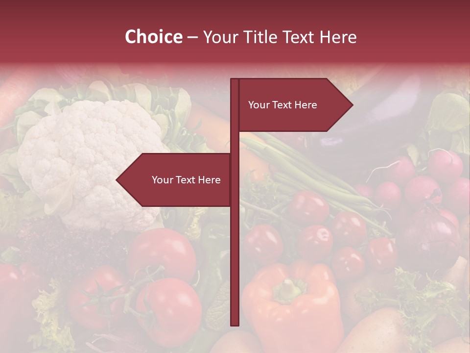 A Large Pile Of Vegetables With A Name Of Presentation PowerPoint Template