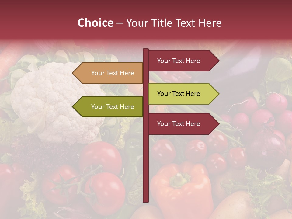 A Large Pile Of Vegetables With A Name Of Presentation PowerPoint Template