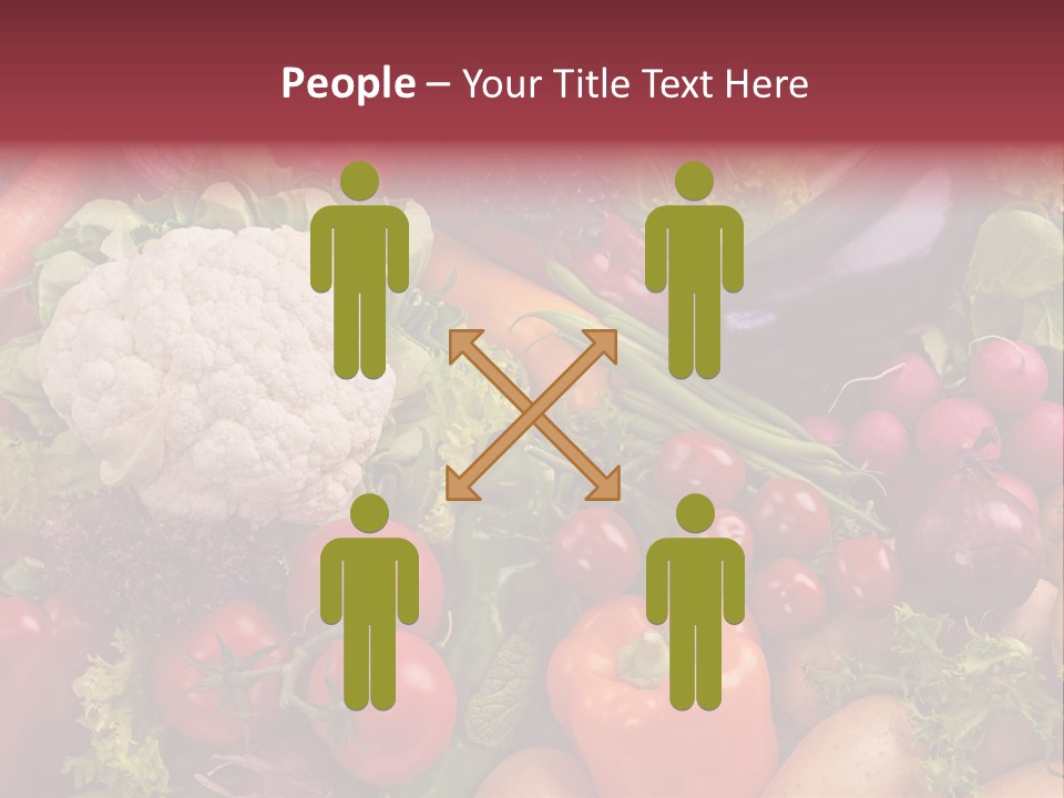 A Large Pile Of Vegetables With A Name Of Presentation PowerPoint Template