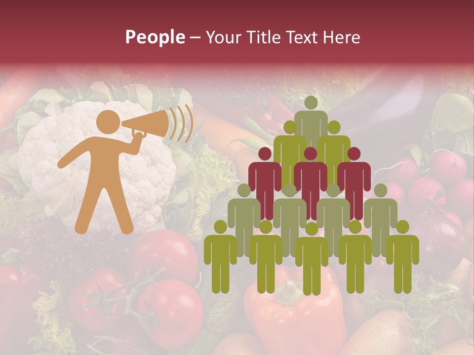 A Large Pile Of Vegetables With A Name Of Presentation PowerPoint Template