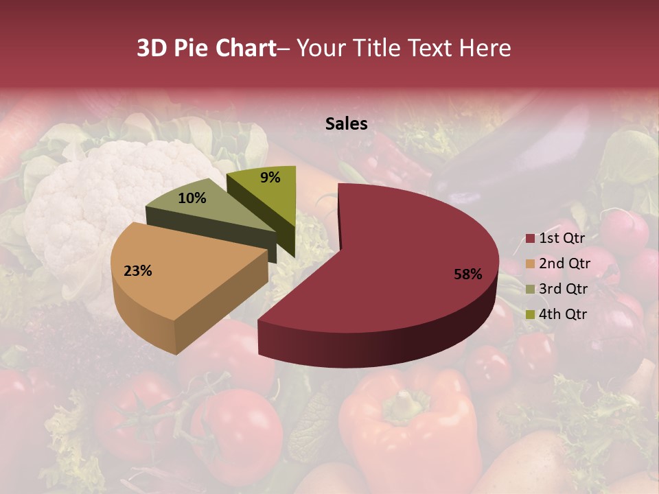 A Large Pile Of Vegetables With A Name Of Presentation PowerPoint Template