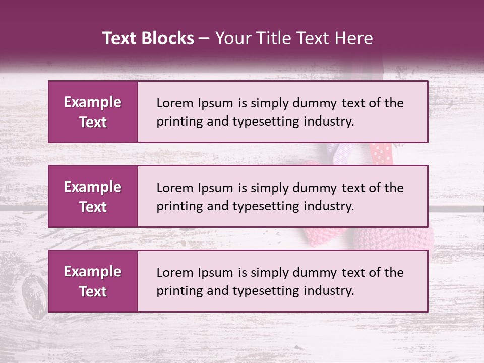 A Group Of Hearts Hanging On A Clothes Line PowerPoint Template