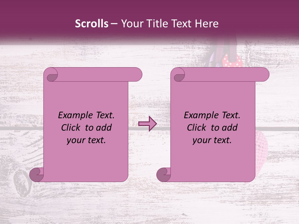 A Group Of Hearts Hanging On A Clothes Line PowerPoint Template