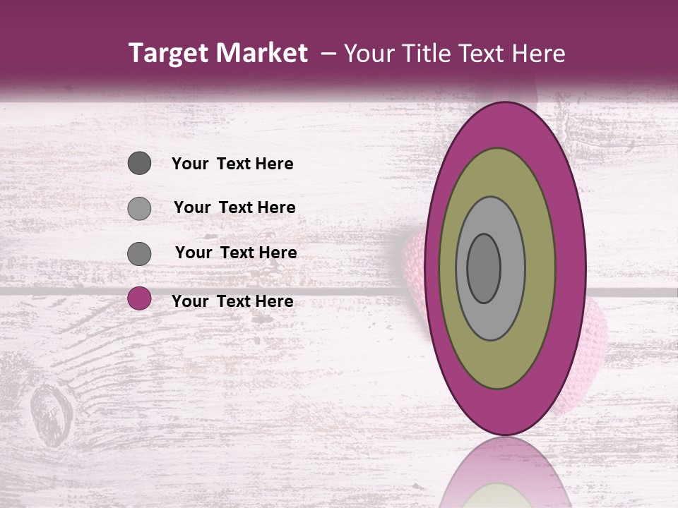 A Group Of Hearts Hanging On A Clothes Line PowerPoint Template