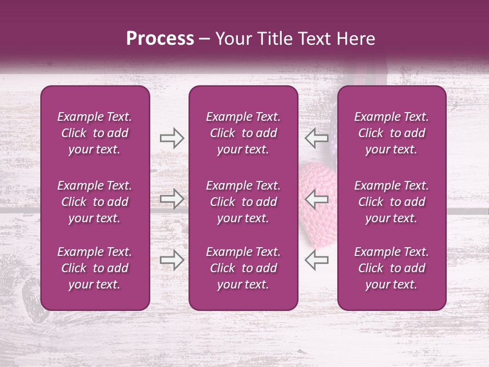 A Group Of Hearts Hanging On A Clothes Line PowerPoint Template